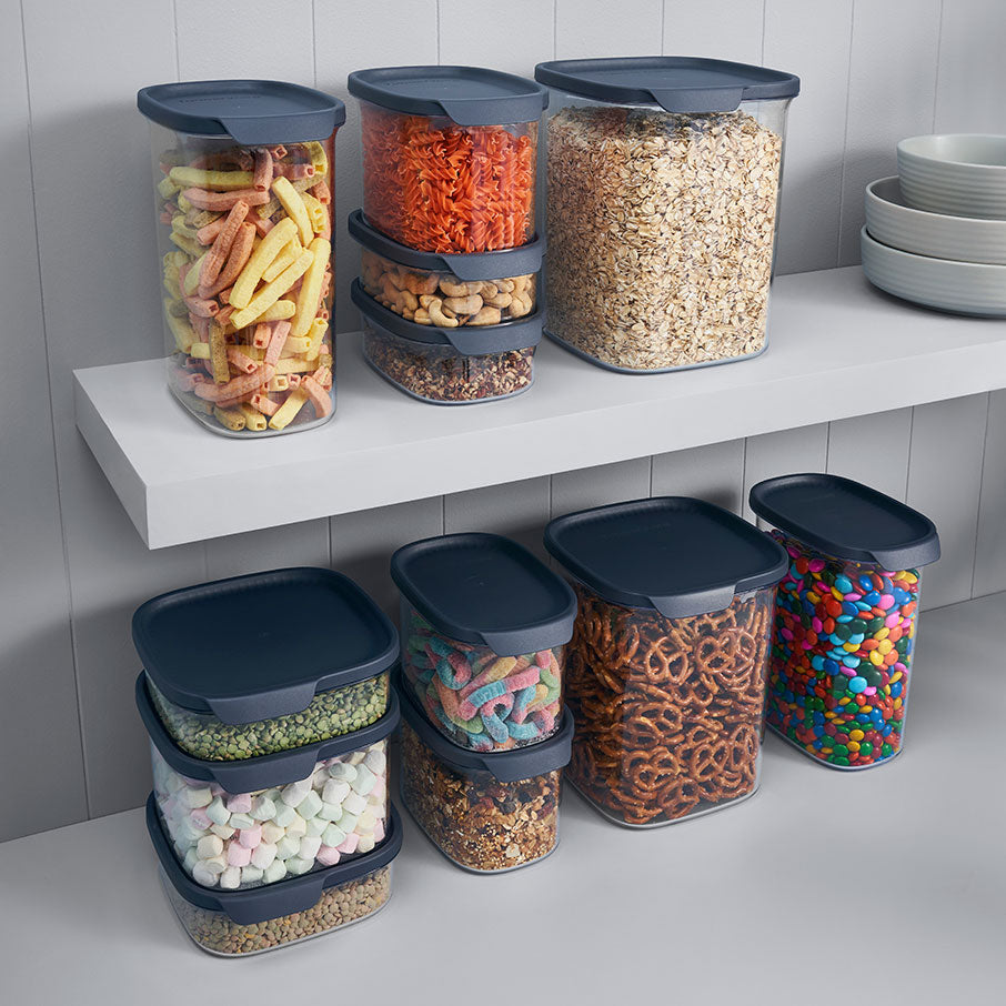 tupperware ultra clear oval 7-delige set cosmos deksels