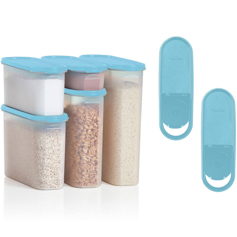 tupperware modular mates super oval set gitzwart