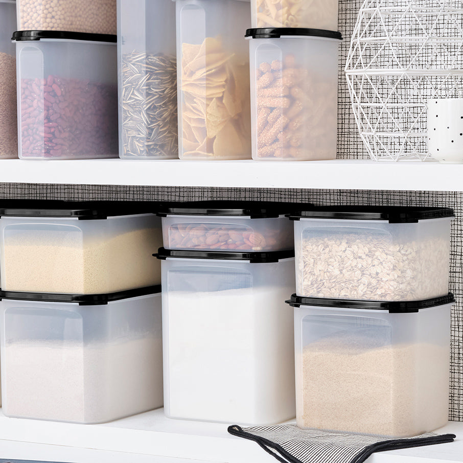 tupperware modular mates square 1 voedselbewaarcontainer gitzwart