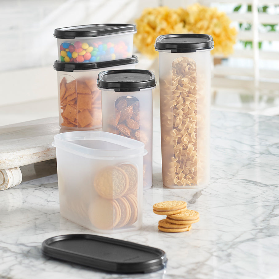 tupperware modular mates ovaal 2 voedselbewaarcontainer gitzwart