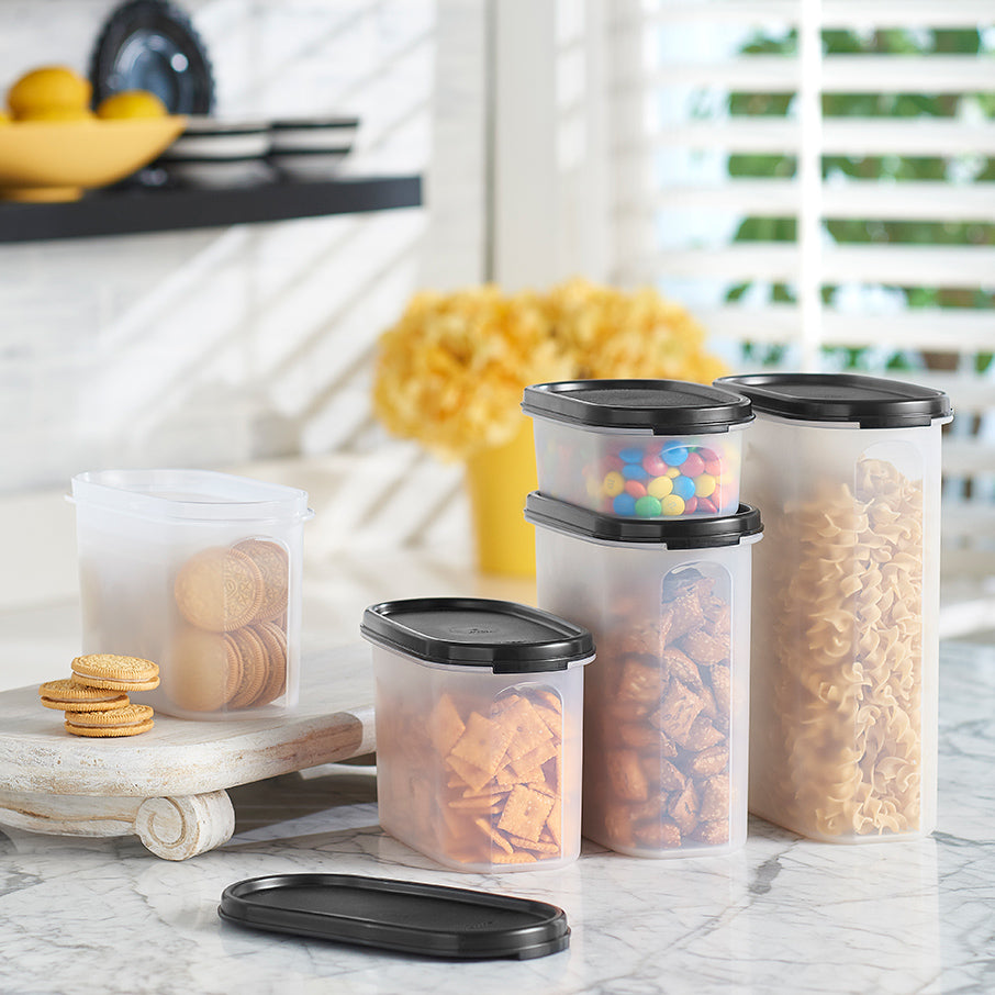 tupperware modular mates ovaal 3 voedselbewaarcontainer gitzwart