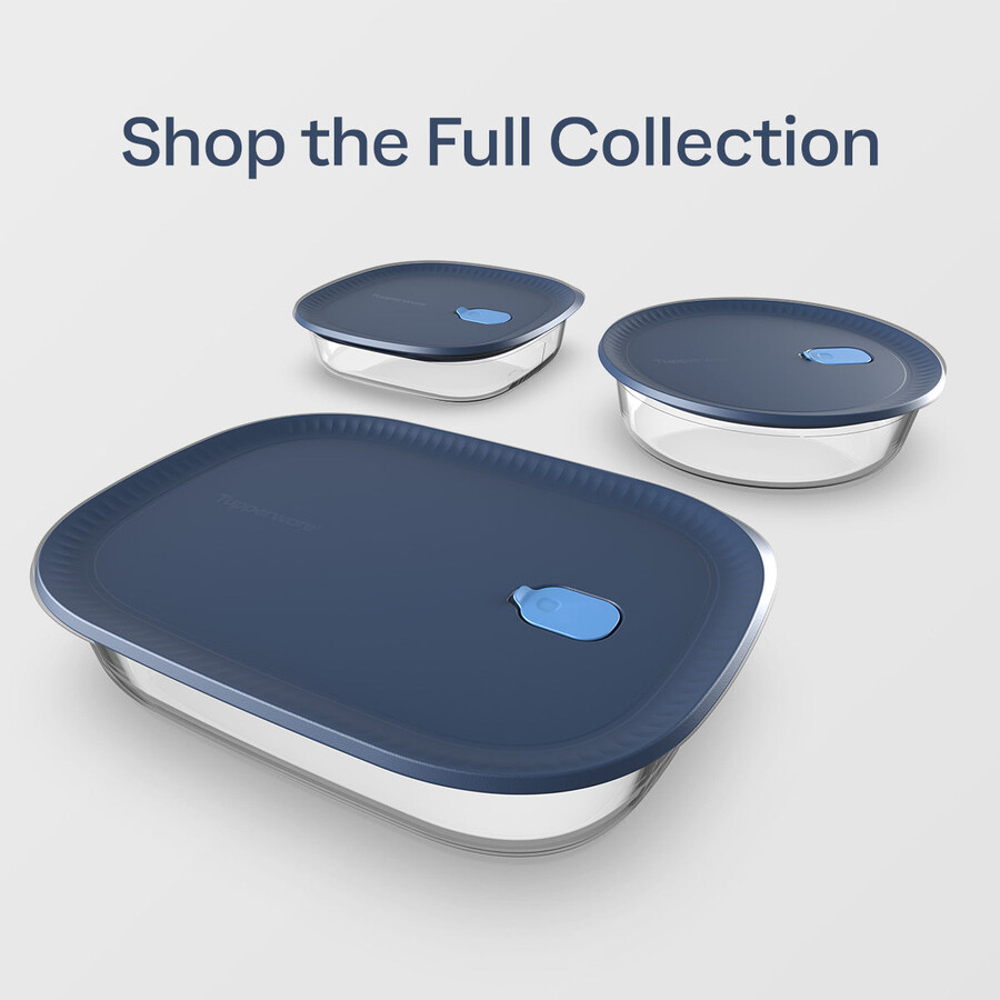 tupperware voila glazen rechthoekige xl bakvorm luchtdichte bakvorm