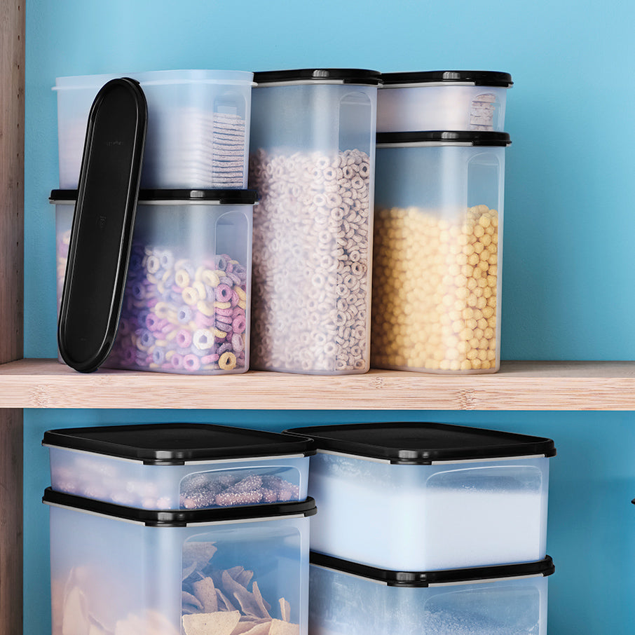 tupperware modular mates super oval 5 voedselbewaarcontainer gitzwart