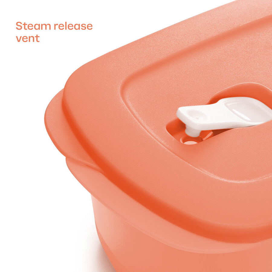 crystalwave plus rechthoekig 4 kopjes 1 liter oranje