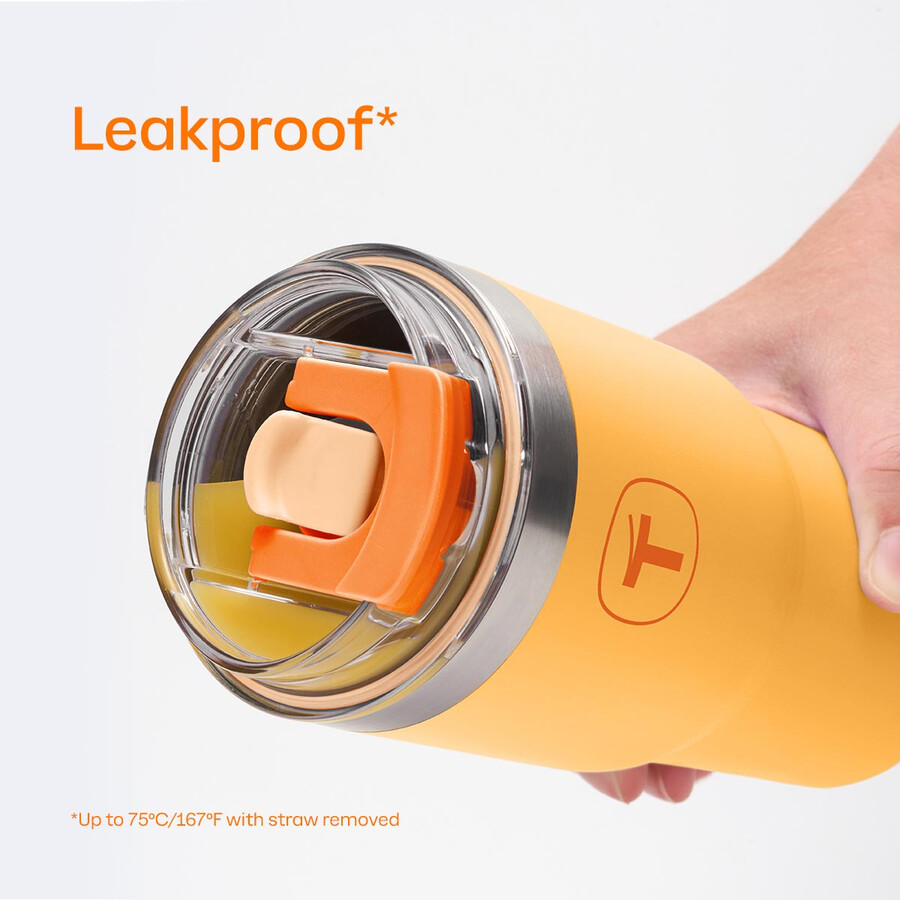 tupperware big t drinkbeker 630 ml zonsondergang-oranje