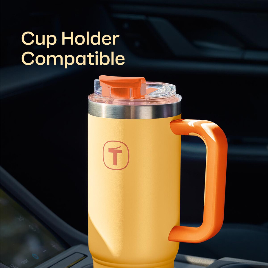 tupperware big t drinkbeker 11 liter zonsondergang-oranje