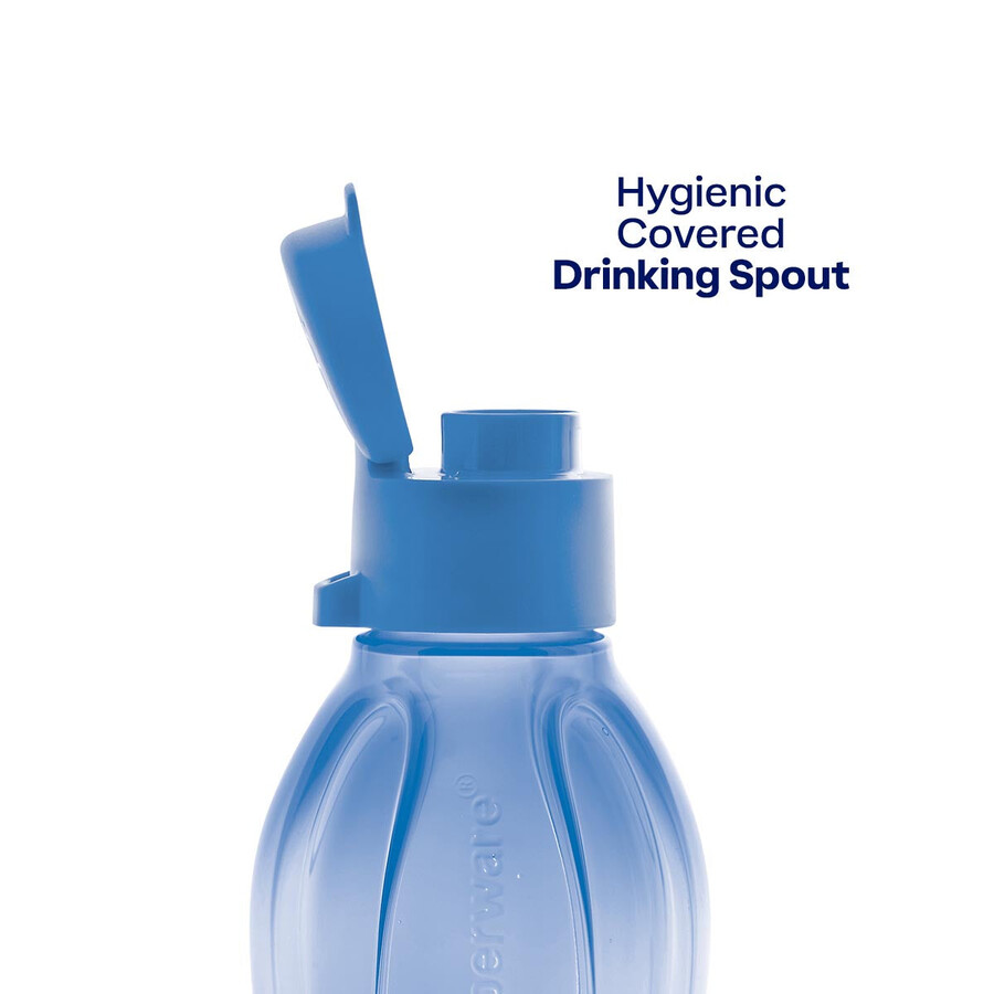 eco fles klein blauw