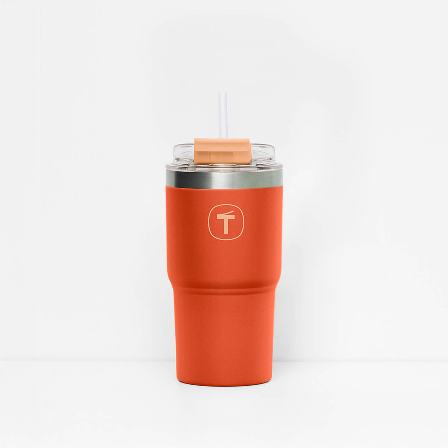 tupperware big t drinkbeker 21 oz 630 ml marigold-muse
