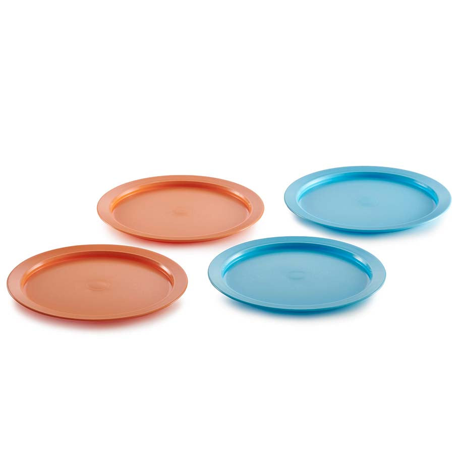 tupperkids borden spa blauw gezellig rosé
